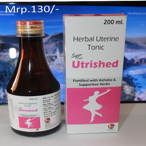 Product Name: Utrished, Compositions of Utrished are Herbal Uterine - Shedwell Pharma Private Limited