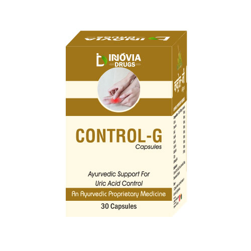 Product Name: Control G, Compositions of Control G are Ayurvedic Support for Uric Acid Control - Innovia Drugs