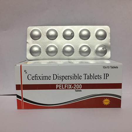 Product Name: PELFIX 200, Compositions of PELFIX 200 are Cefixime Dispersable Tablets IP - Apikos Pharma