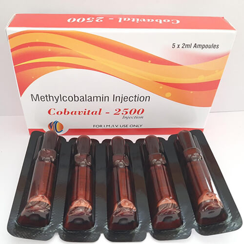 Product Name: Cobavital 2500, Compositions of Cobavital 2500 are Methylcobalamin Injection - Macro Labs Pvt Ltd