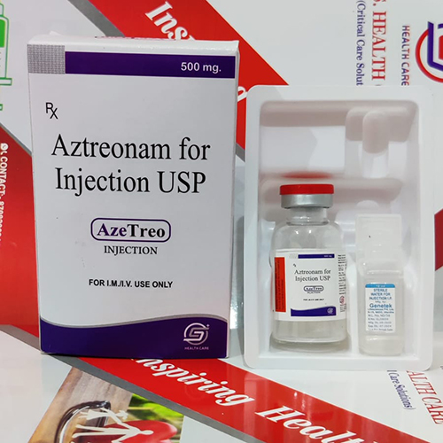 Product Name: AZETREO, Compositions of AZETREO are Aztreonam For Injection USP - C.S Healthcare