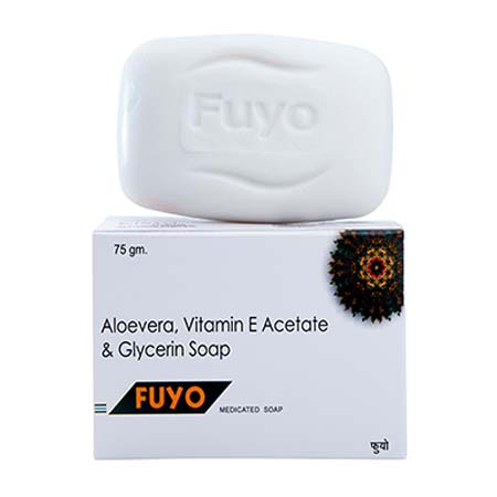 Product Name: FUYO, Compositions of FUYO are Aloevera, Vitamin E Acetate & Glycerine Soap - Cista Medicorp