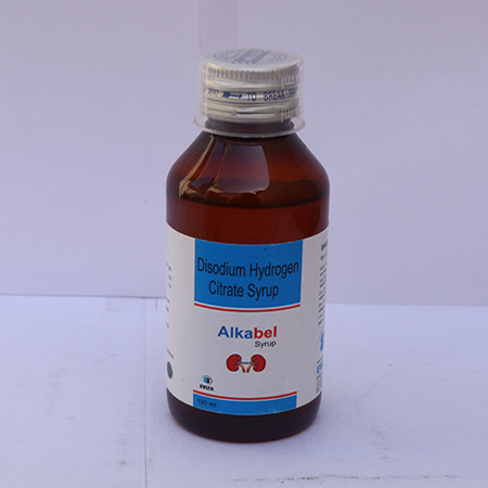 Product Name: Alkabel, Compositions of Alkabel are DI-SODIUM HYDROGEN CITRATE 1.37 GM - Eviza Biotech Pvt. Ltd