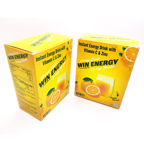 Product Name: Win Energy, Compositions of Win Energy are Instant Energy Drink With Vitamin C and Zinc - Peakwin Healthcare