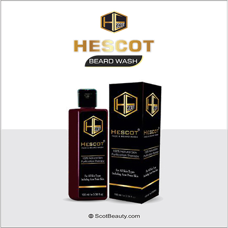 Product Name: Hescot, Compositions of Hescot are Beared Wash - Scothuman Lifesciences