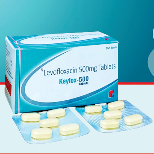 Product Name: Keylox 500, Compositions of Keylox 500 are Levofloxacin 500mg Tablets  - Healthkey Life Science Private Limited
