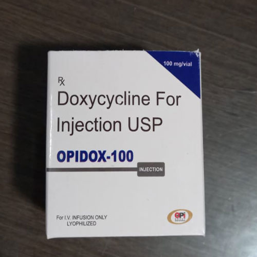 Product Name: Opidox 100, Compositions of Opidox 100 are Doxycycline - G N Biotech