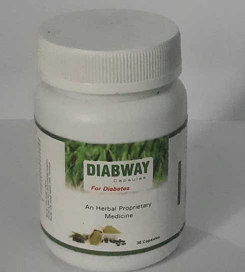 Product Name: Diabway, Compositions of Diabway are An Herbal Proprietary Medicine - Aidway Biotech