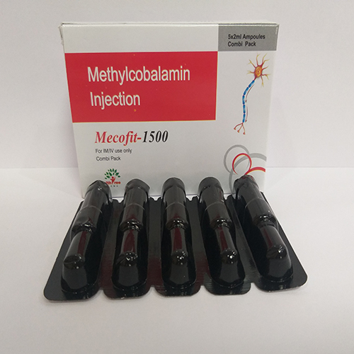 Product Name: Mecofit 1500, Compositions of Mecofit 1500 are Methylcobalamin Injection - Healthtree Pharma (India) Private Limited