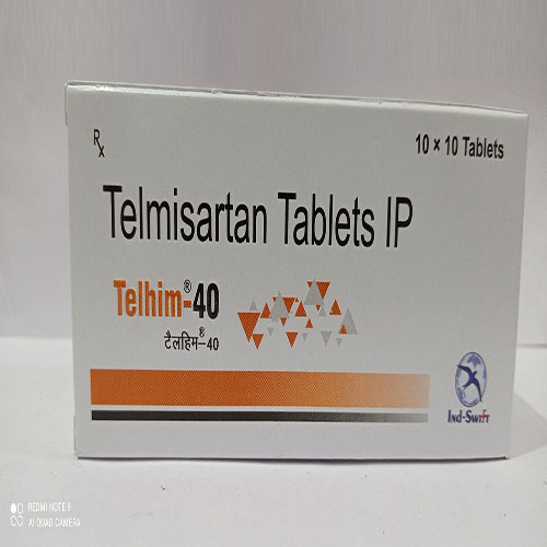 Product Name: Telhim 40, Compositions of are Telmisartan Tablets IP - Yazur Life Sciences