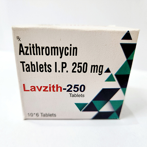Product Name: Lavzith 250, Compositions of Lavzith 250 are Azithromycin Tablets I.P. 250 mg - Bkyula Biotech