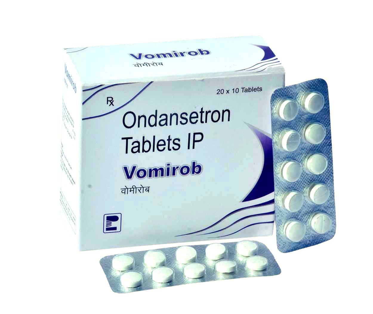 Product Name: Vomirob, Compositions of Vomirob are Ondansetron Tablets IP - Park Pharmaceuticals