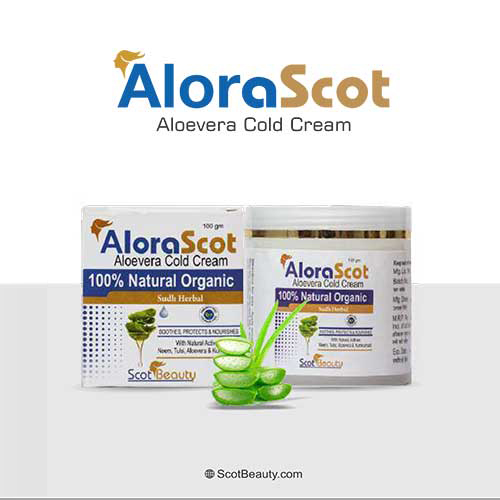 Product Name: Alorascot, Compositions of Alorascot are Aloevera  Cold Cream - Pharma Drugs and Chemicals
