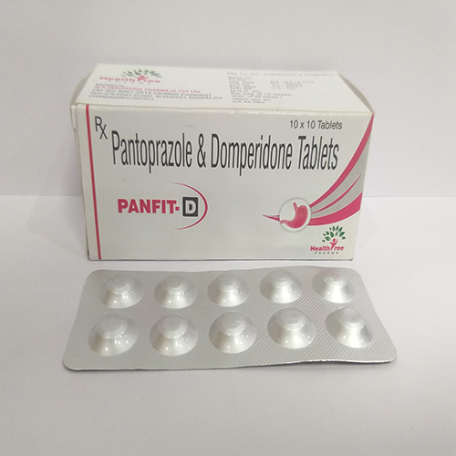 Product Name: Panfit D, Compositions of Panfit D are Pantoprazole & Domperidone Tablets  - Healthtree Pharma (India) Private Limited