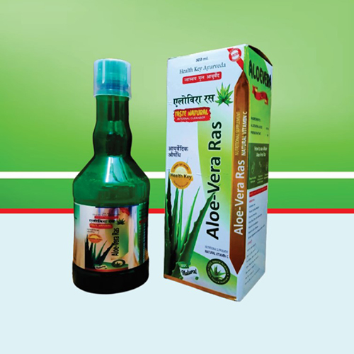 Product Name: Aloe Vera Ras, Compositions of Aloe Vera Ras are Pure Aloe-vera with herbal ingrediants. - Healthkey Life Science Private Limited