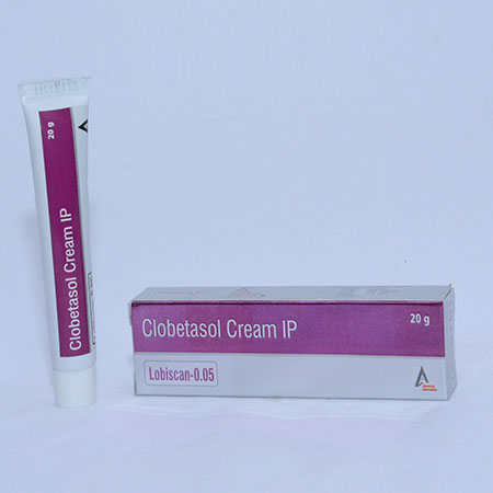 Product Name: LOBISCAN 0.05, Compositions of LOBISCAN 0.05 are Clobetasol Cream IP - Alencure Biotech Pvt Ltd