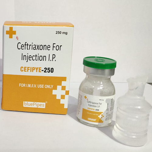 Product Name: CEFIPYE 250 , Compositions of CEFIPYE 250  are Ceftriaxone For Injection I.P. - Bluepipes Healthcare