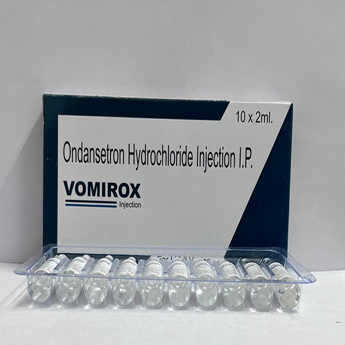 Product Name: Vomirox, Compositions of Vomirox are Ondansetron Hydrochloride Injection IP - Zenox Pharmaceuticals