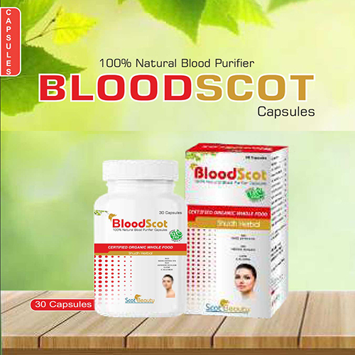 Product Name: Bloodscot, Compositions of Bloodscot are 100% Natural Blood Purifier - Pharma Drugs and Chemicals