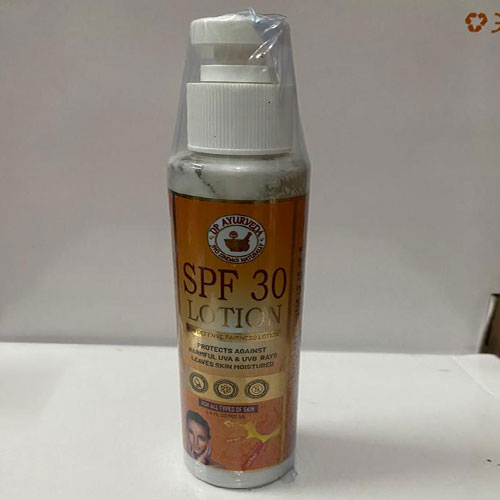 Product Name: SPF 30, Compositions of SPF 30 are SunProtector Lotion SPF 30 - DP Ayurveda