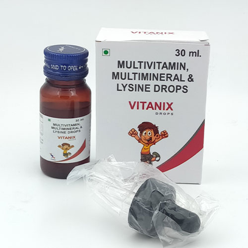 Product Name: Vitanix, Compositions of Vitanix are multivitamin multimineral lysine - Saphnix Life Sciences