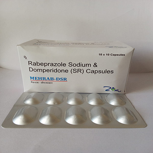 Product Name: MEHRAB DSR, Compositions of MEHRAB DSR are Rabeprazole Sodium & Domperidone (SR) Capsules  - Arlig Pharma