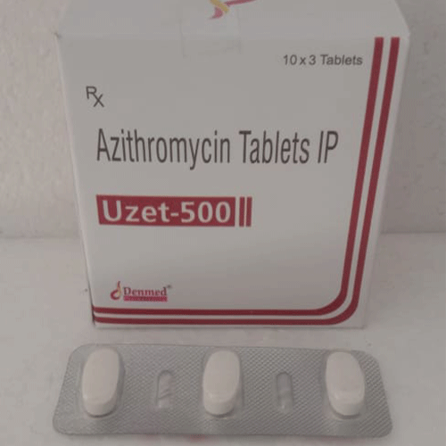 Product Name: Uzet 500, Compositions of Uzet 500 are Azithromycin - Denmed Pharmaceutical