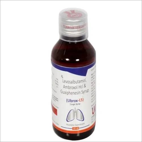 Product Name: Ubrox LS, Compositions of Levosalbutamol-Ambroxol-HCL-Guaiphenesin-Syrup are Levosalbutamol-Ambroxol-HCL-Guaiphenesin-Syrup - Yodley LifeSciences Private Limited