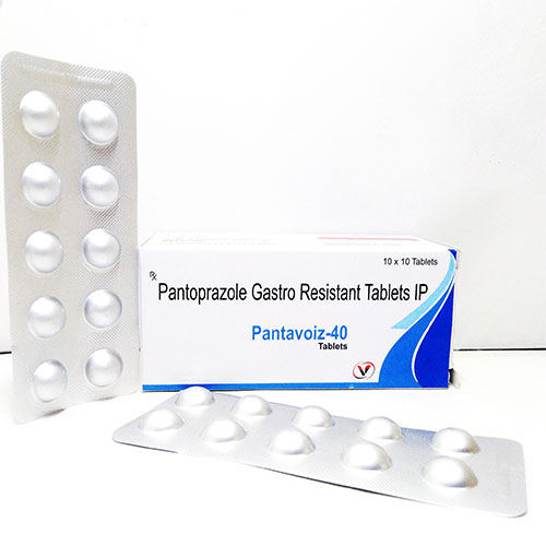 Product Name: Pantavoiz 40, Compositions of Pantavoiz 40 are Pantaprazole 40mg - Voizmed Pharma Private Limited