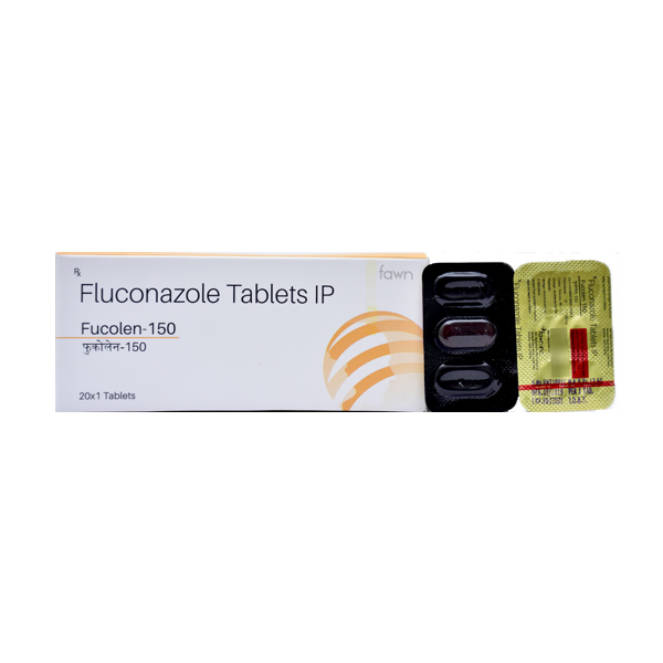 Product Name: FUCOLEN, Compositions of FUCOLEN are Fluconazole I.P 150mg - Fawn Incorporation