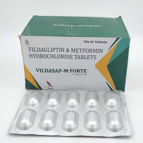 Product Name: Vildasap M, Compositions of Vildasap M are Vildagliptin & metformin hydrochloride - Saphnix Life Sciences