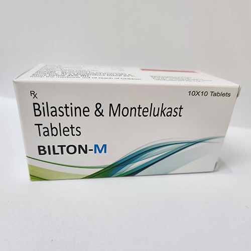 Product Name: Bilton M, Compositions of Bilton M are Bilastine and Motelukast Tablets - Bkyula Biotech