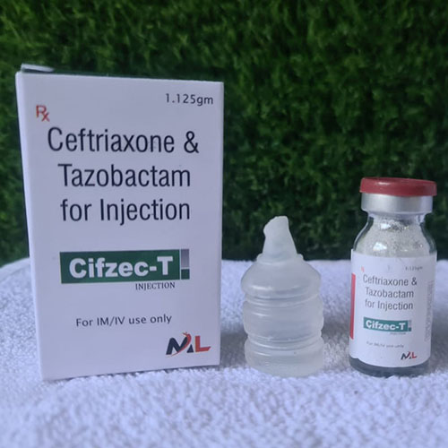 Product Name: Cifzec T, Compositions of Cifzec T are Ceftriaxone & Tazobactam for Injection - Medizec Laboratories