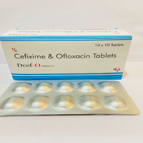 Product Name: Dcef O, Compositions of Dcef O are Cefixime and Ofloxacin Tablets - Disan Pharma