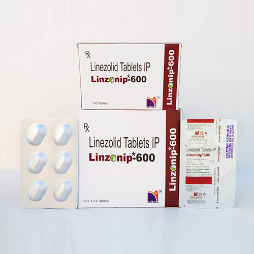 Product Name: Linzonip 600, Compositions of Linzonip 600 are Linezolid Tablets IP - Nova Indus Pharmaceuticals