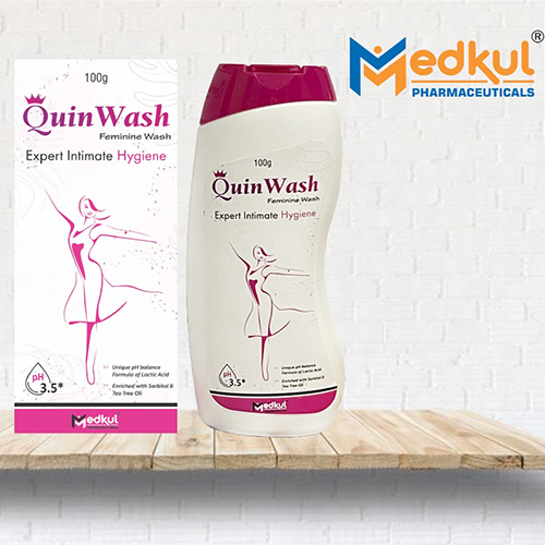 Product Name: Quin wash, Compositions of Quin wash are Expert Intimate Hygiene  - Medkul Pharmaceuticals