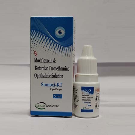 Product Name: Sumoxi KT, Compositions of Sumoxi KT are Moxifloxacin & Ketorolac Tromethamine Ophthalmic Solution - Biotanic Pharmaceuticals