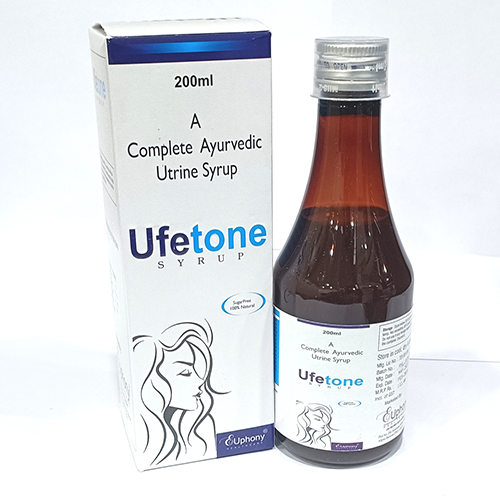 Product Name: Ufetone, Compositions of Ufetone are Complete Ayurvedic Uterine Syrup - Euphony Healthcare