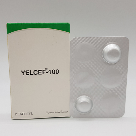Product Name: Yelcef 100, Compositions of Yelcef 100 are CEFPODOXIME 100 MG - Acinom Healthcare