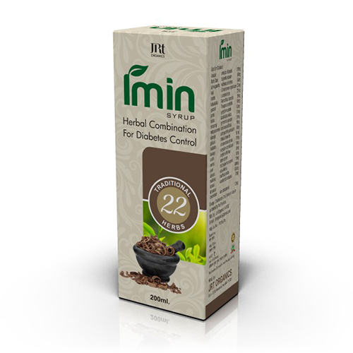 Product Name: Imin, Compositions of Imin are Herbal Combination for Diabetes Control - JRT Organics