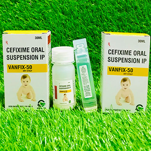 Product Name: Vanfix 50, Compositions of Vanfix 50 are Cefixime oral - Gvans Biotech Pvt. Ltd