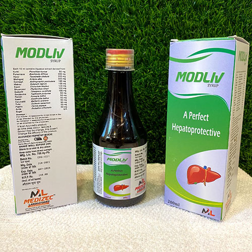 Product Name: Modliv, Compositions of Modliv are A Perfect Hepatoprotective - Medizec Laboratories