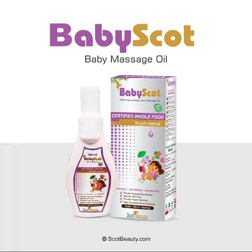 Product Name: Baby Scot, Compositions of Baby Scot are Baby Massage oil - Pharma Drugs and Chemicals