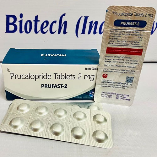 Product Name: Prufast 2, Compositions of Prufast 2 are Prucalopride - Janus Biotech