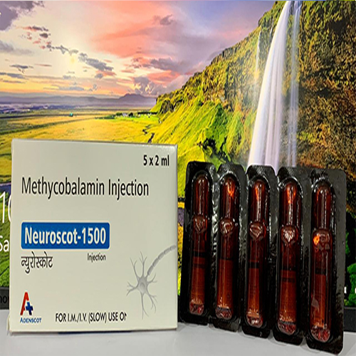 Product Name: Neuroscot 1500, Compositions of Neuroscot 1500 are Methycobalamin Injection - Adenscot Healthcare Pvt. Ltd.
