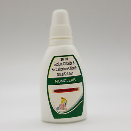 Nomclear are Sodium Chloride and benzalkonium Chloride Nasal solution - Acinom Healthcare