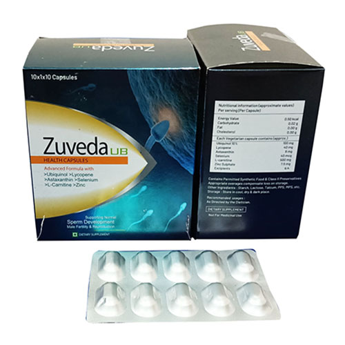 Product Name: Zuveda ub, Compositions of Zuveda ub are Health Capsules - Arlak Biotech