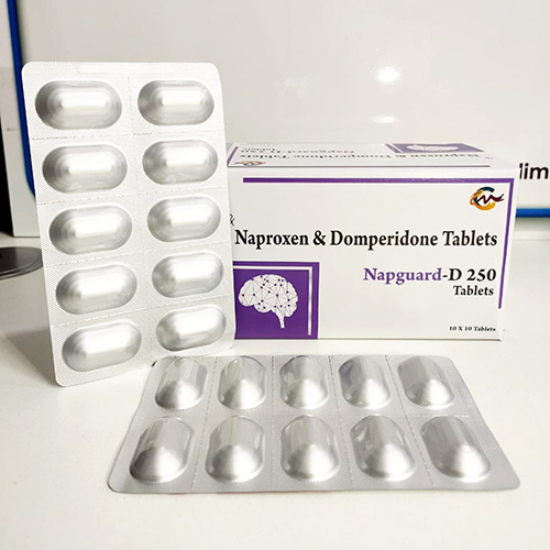 Product Name: Napguard D 250, Compositions of Napguard D 250 are Naproxen & Domperidone Tablets - Cardimind Pharmaceuticals