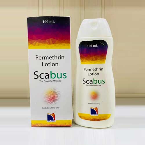 Product Name: Scabus, Compositions of Scabus are Permerthrin Lotion - Nova Indus Pharmaceuticals