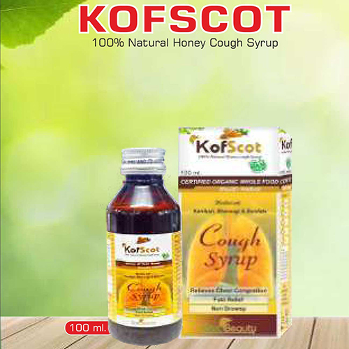 Product Name: Kofscot, Compositions of Kofscot are 100% Natural Honey Cough Syrup - Pharma Drugs and Chemicals
